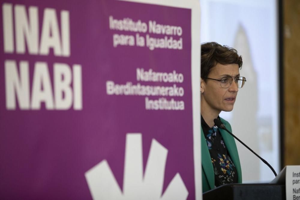 La presidenta de Navarra, María Chivite, clausura