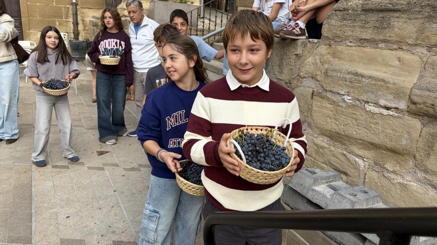 Viana cierra un fin de semana de fiesta en torno al vino y la vendimia