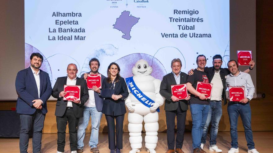 Ocho restaurantes navarros, reconocidos por la Guía Michelin 2026 como establecimientos recomendados