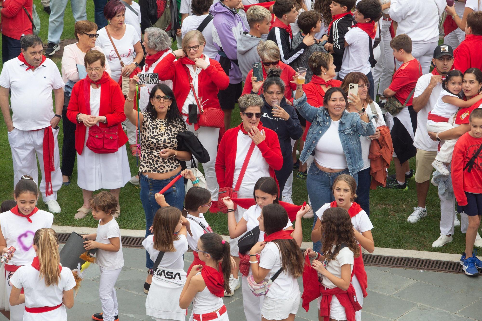 Fotos del cohete de fiestas de Zizur 2025