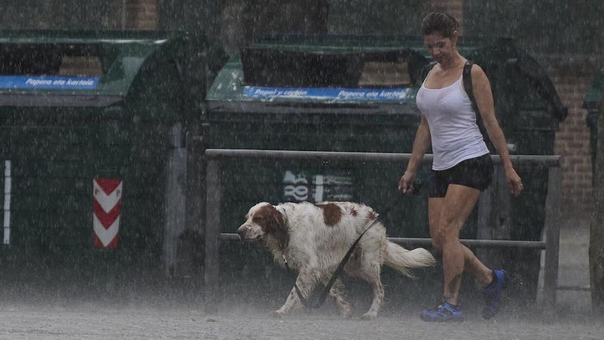Navarra espera también este jueves tormentas y granizo por la llegada de la gota fría