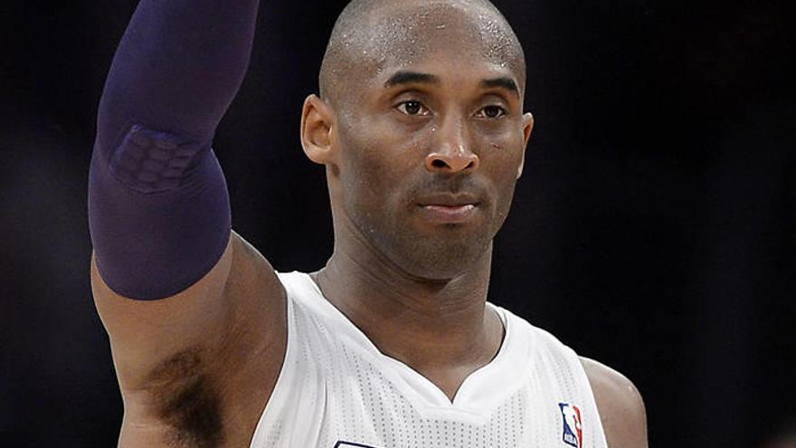 El jugador de los Lakers Kobe Bryant. Sus 40 puntos no fueron suficientes.