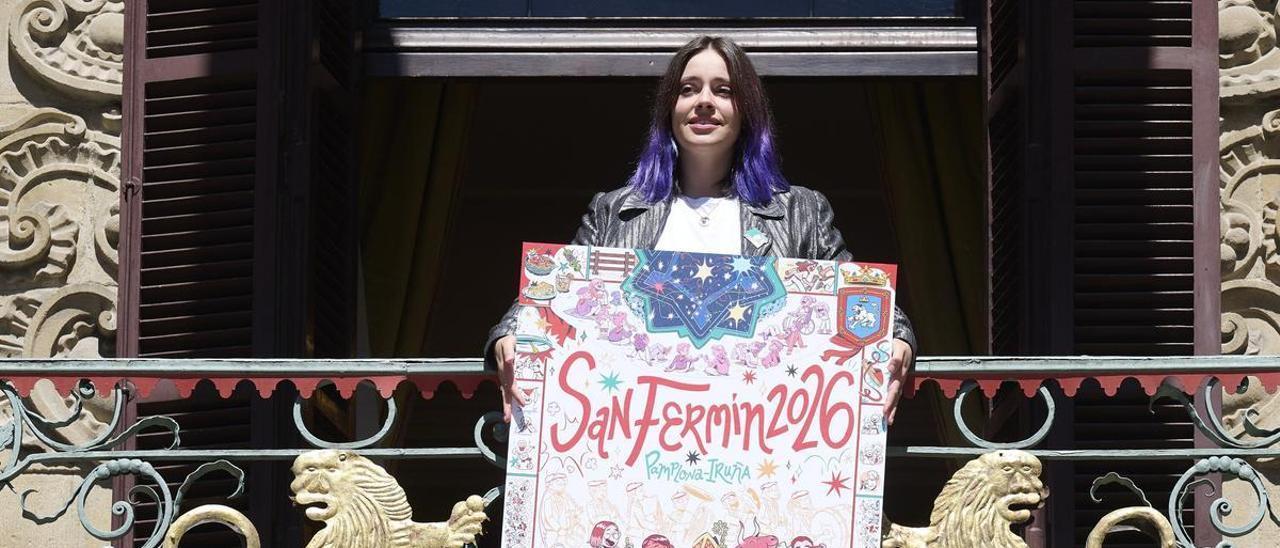 Fotos: La Cuadrilla, de Marta Garatea, cartel de San Fermín 2026