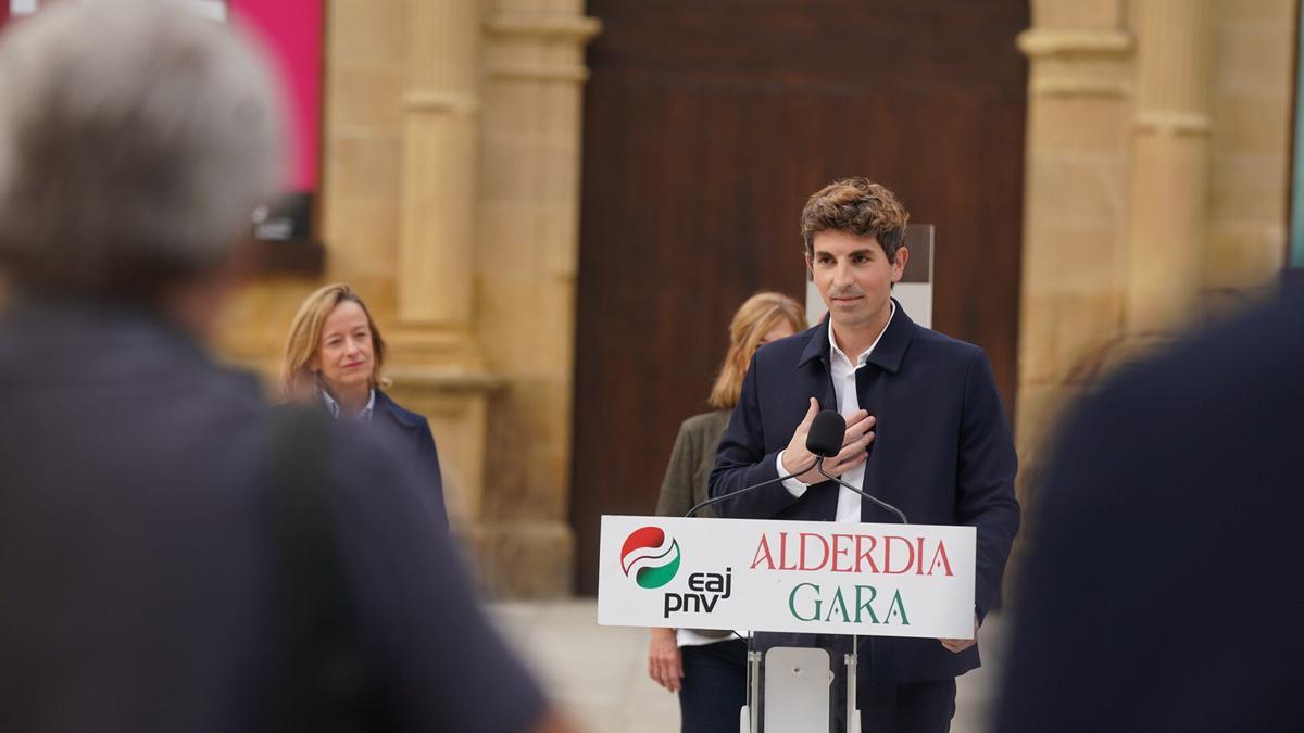 Jon Inasausti, tras su designación por el PNV para ser alcalde de Donostia