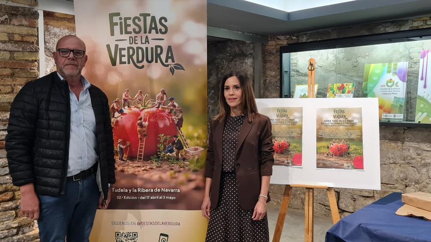 Comercios de Tudela y La Orden del Volatín, unidos para las Fiestas de la Verdura