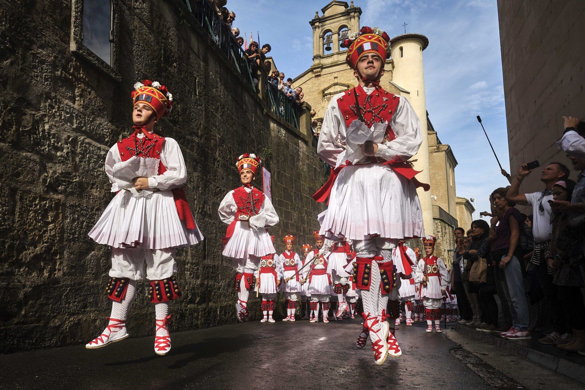 Fotos de la procesión de San Fermín Txikito