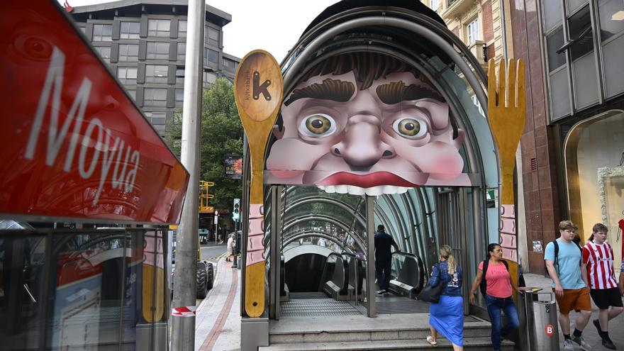 Gargantúa ya devora pasajeros de Metro Bilbao en Moyúa