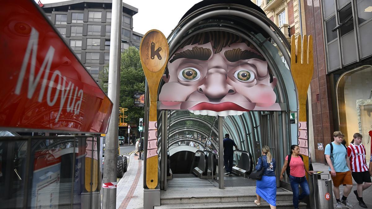 Diseño de Gargantúa en Metro Bilbao