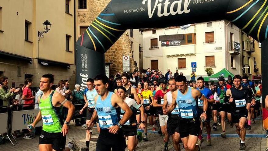 Sara Gutiérrez y Ander Amonarriz, campeones de la octava edición de la Media Maratón de Montaña Kanpezu-Ioar