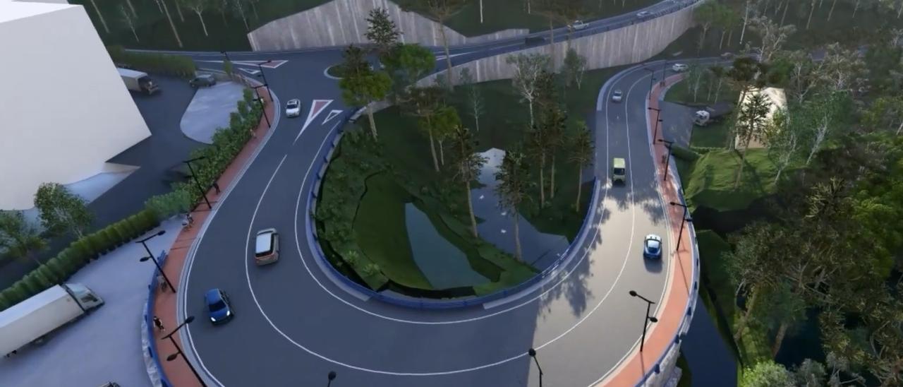 Proyecto de la fase de Urtia de la variante de Ermua