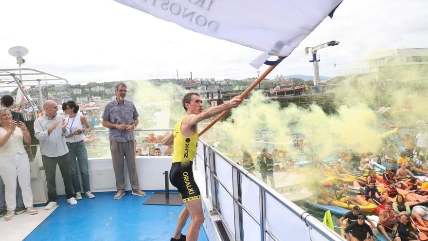 Gorka Aranberri se convierte en el patrón con más triunfos en la Bandera de la Concha