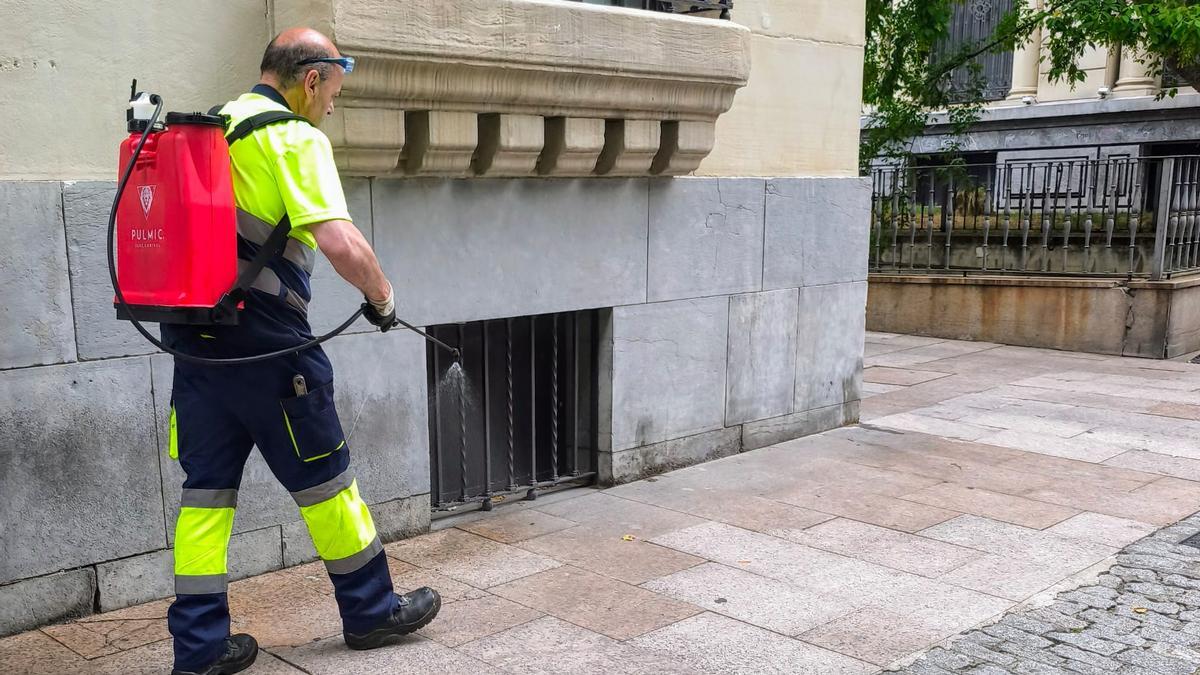 Servicio de limpieza del Ayuntamiento de Vitoria