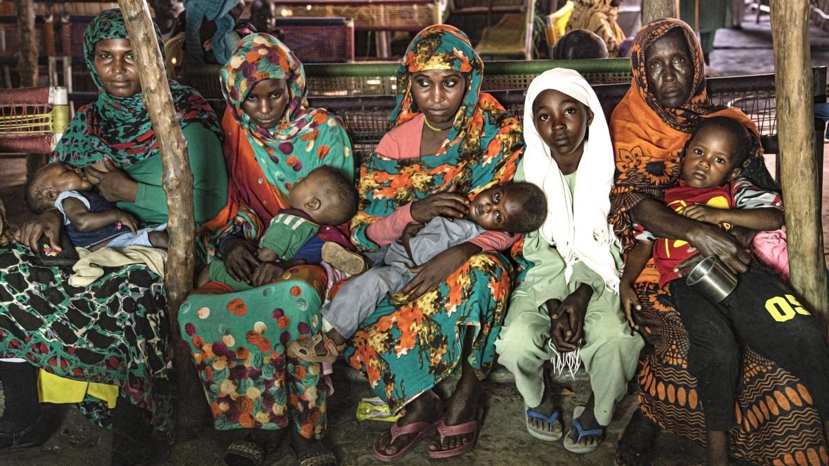 Refugiados sursudaneses en un hospital de MSF en Sudán