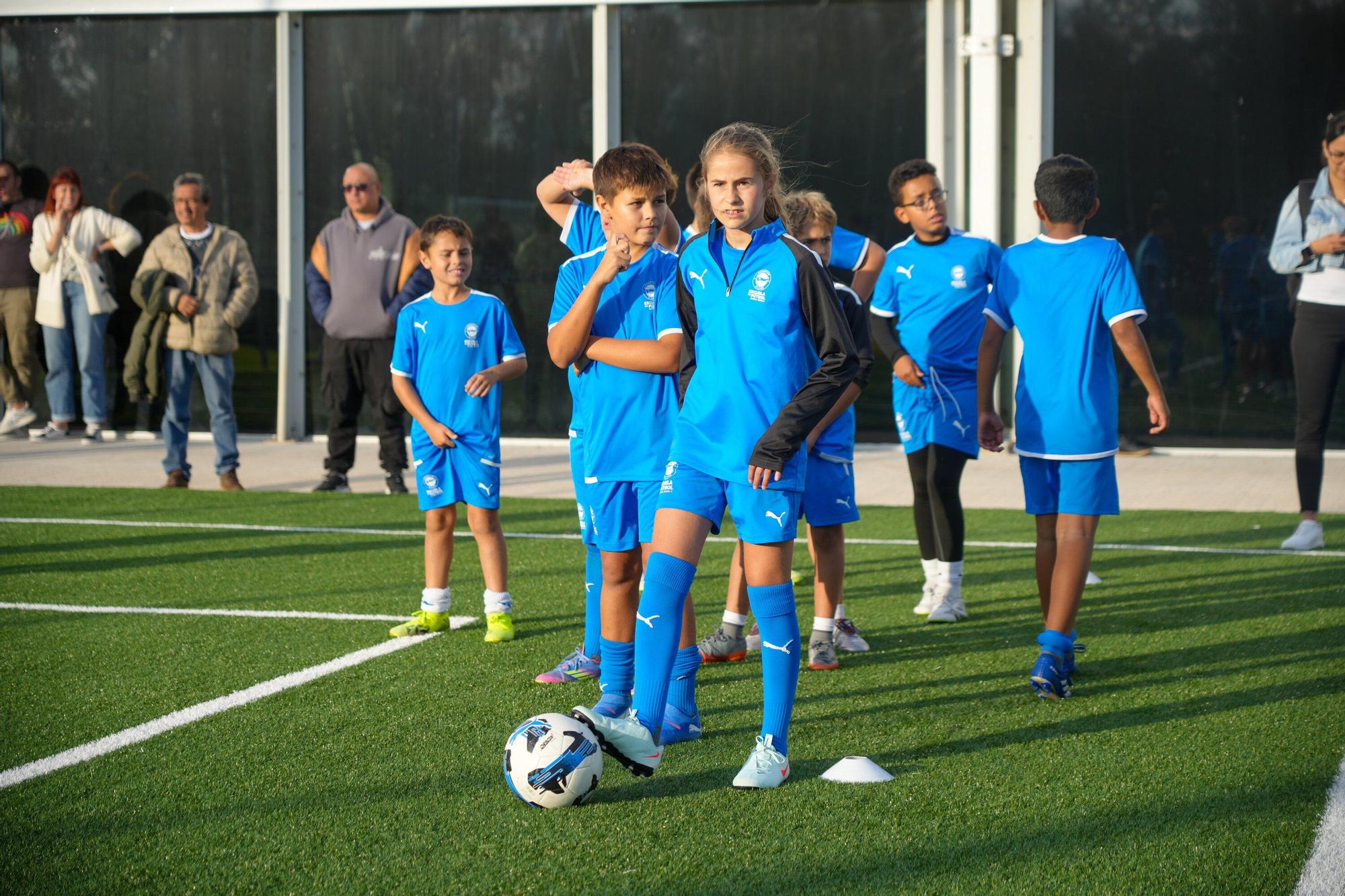 En imágenes: Comienza el curso en la Escuela de Fútbol del Alavés