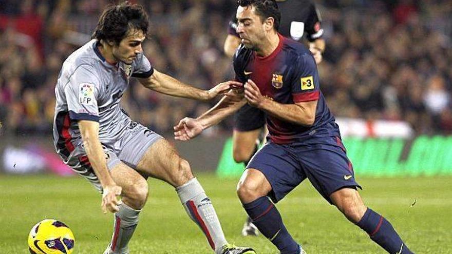 Xavi vuelve a entrenarse con el grupo pensando en el Milan