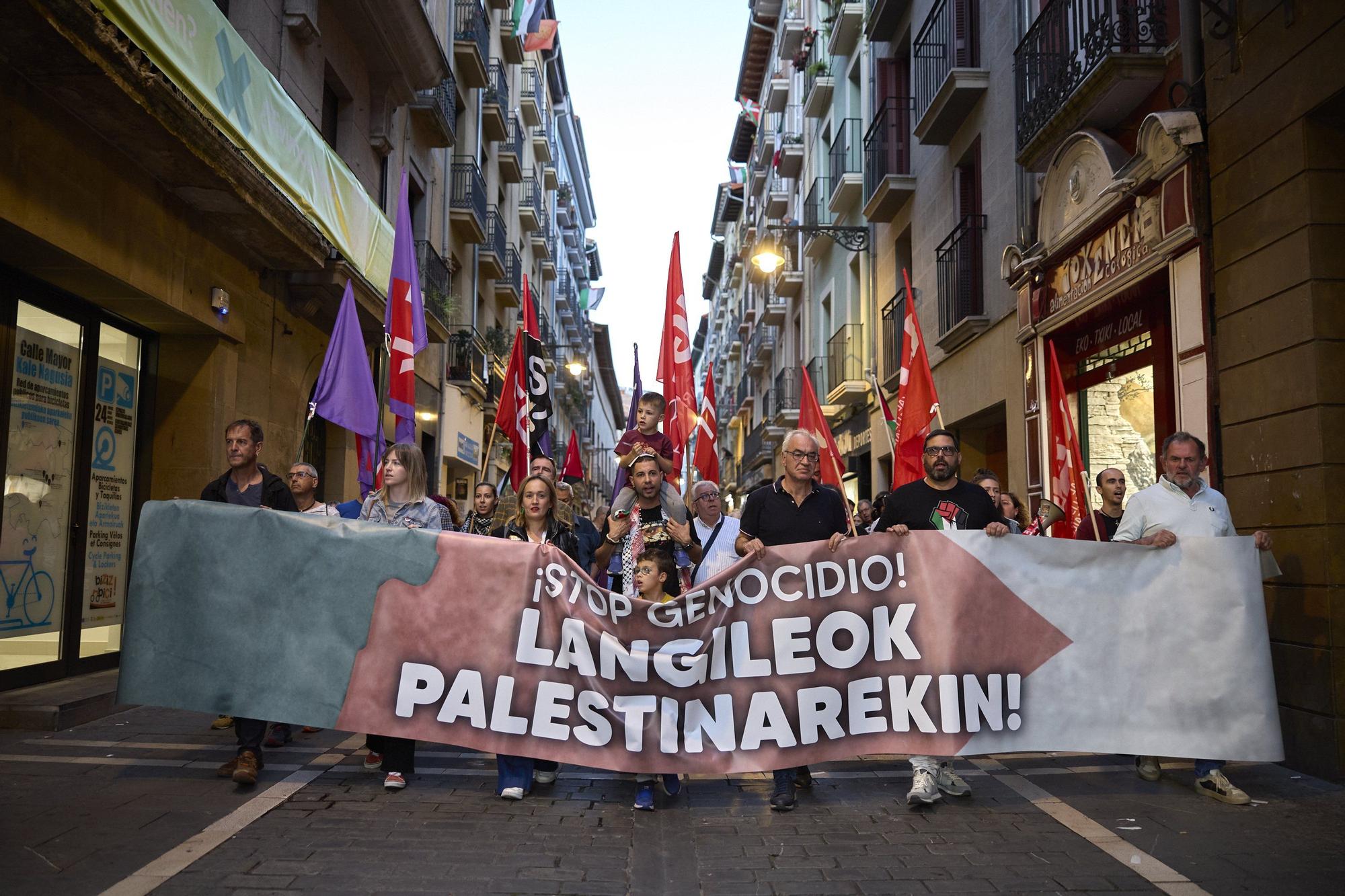 Huelga y paros en solidaridad con Palestina durante este miércoles en Navarra