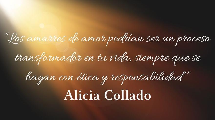 Alicia Collado y la ética detrás de los amarres de amor.