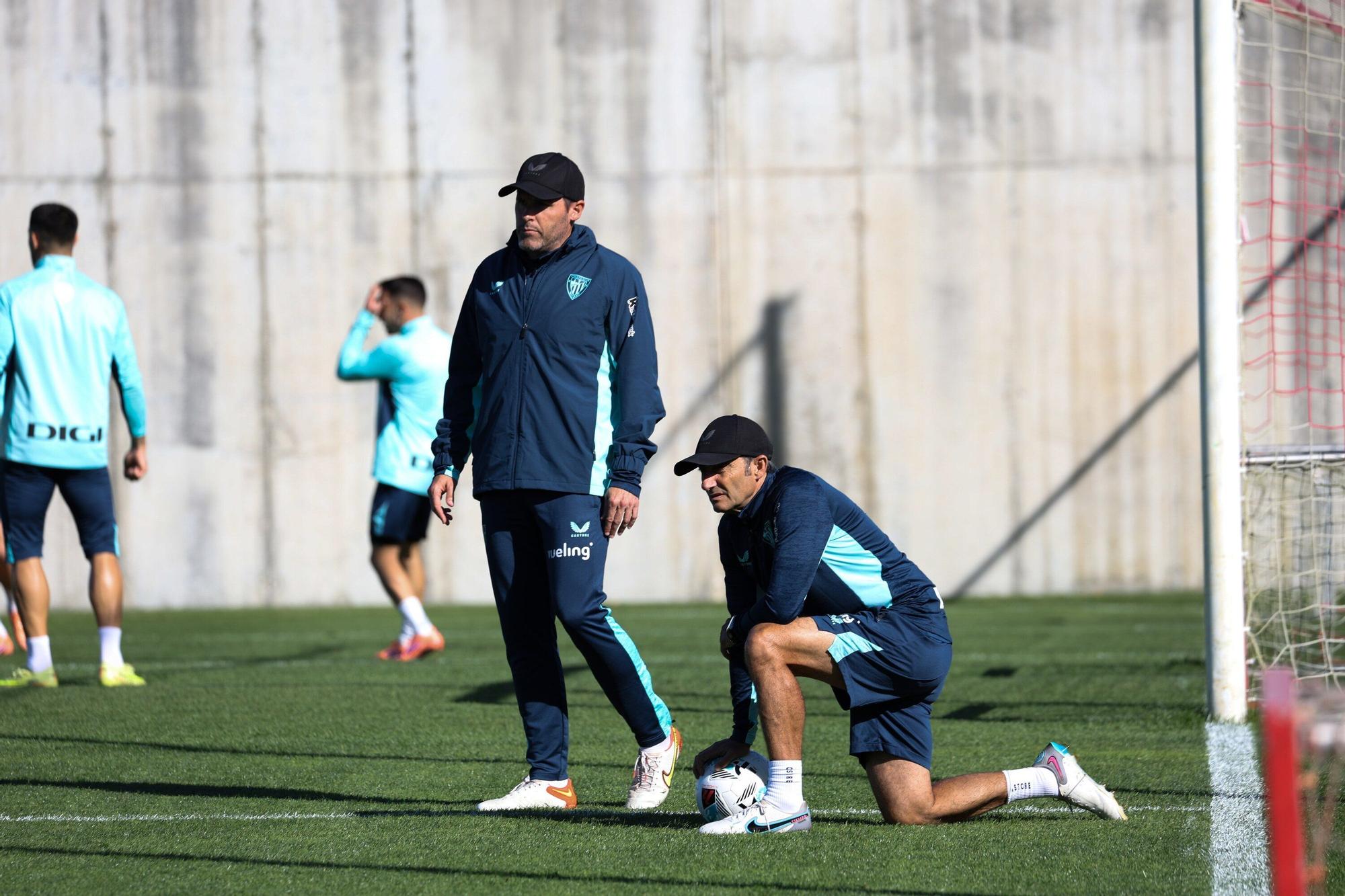 Entrenamiento del Athletic en Lezama