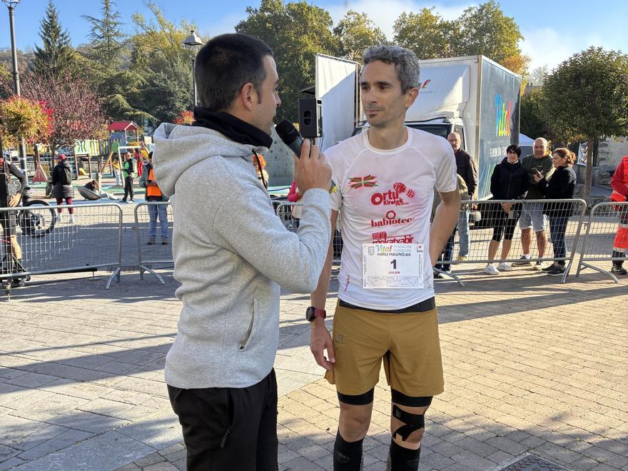 Julen Martínez de Estibariz ha repetido victoria este sábado en la &#039;Hiru Haundiak&#039;