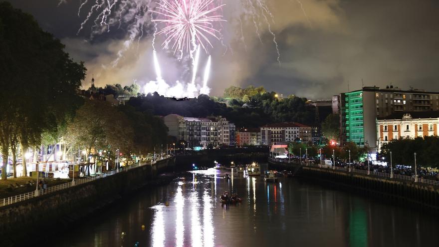 Los mejores sitios para ver los fuegos artificiales de Aste Nagusia