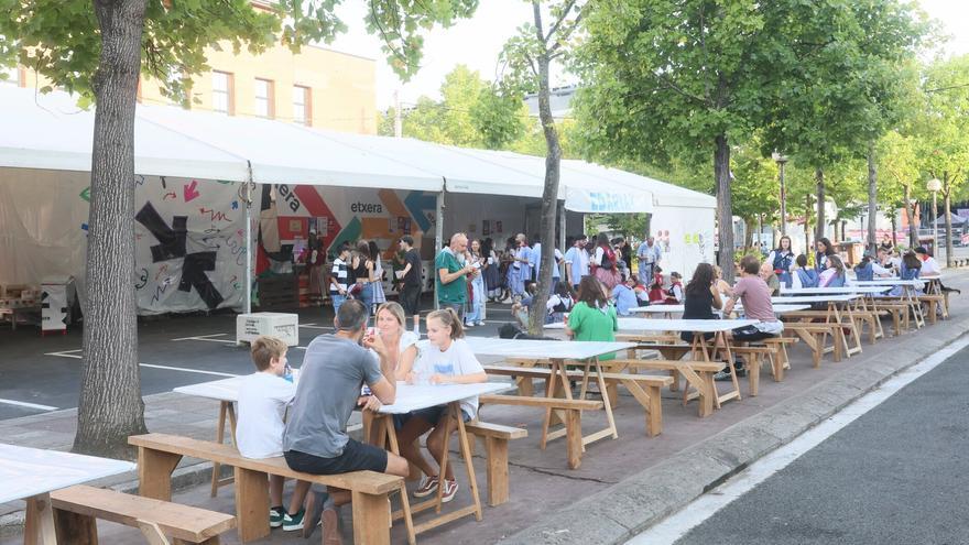 Las txosnas, el motor social de las fiestas