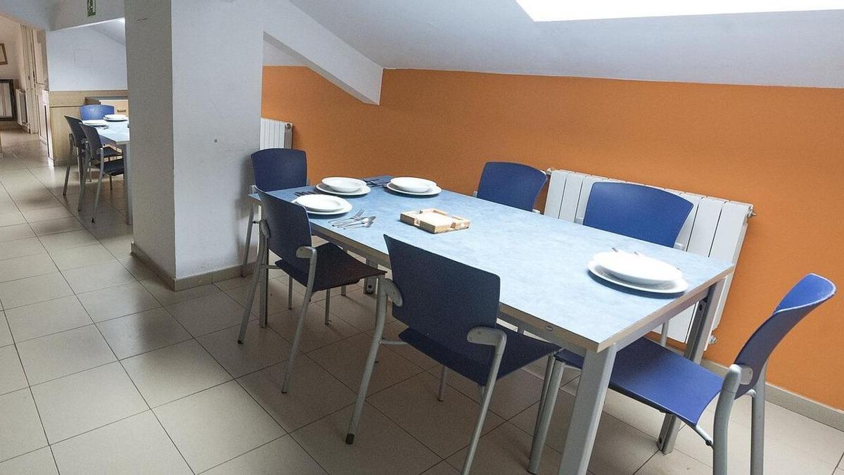 Interior del centro de acogida de UBA Interior del centro de acogida de UBA