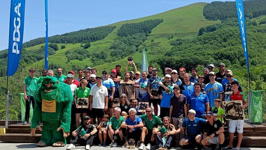 El disc golf brilla en Igantzi