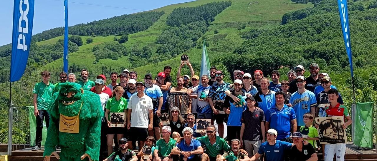 El disc golf brilla en Igantzi
