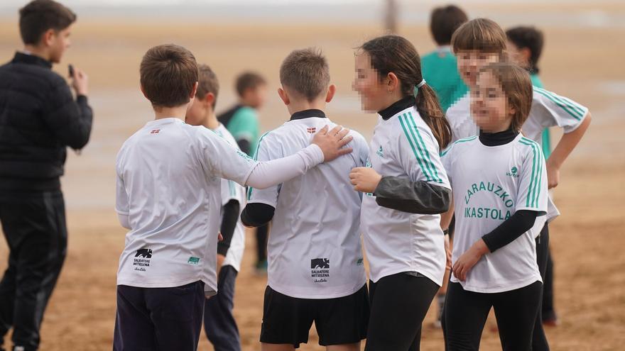 Los primeros datos refieren un descenso de niños inscritos en multideporte en Gipuzkoa