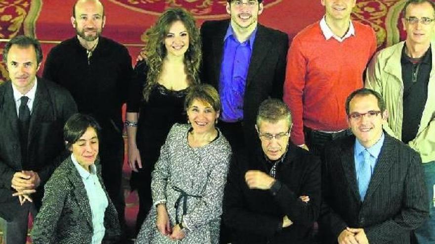Ayer se presentó en el Arriaga este idilio vasco en dos actos, que se representará en su idioma original, en euskera.