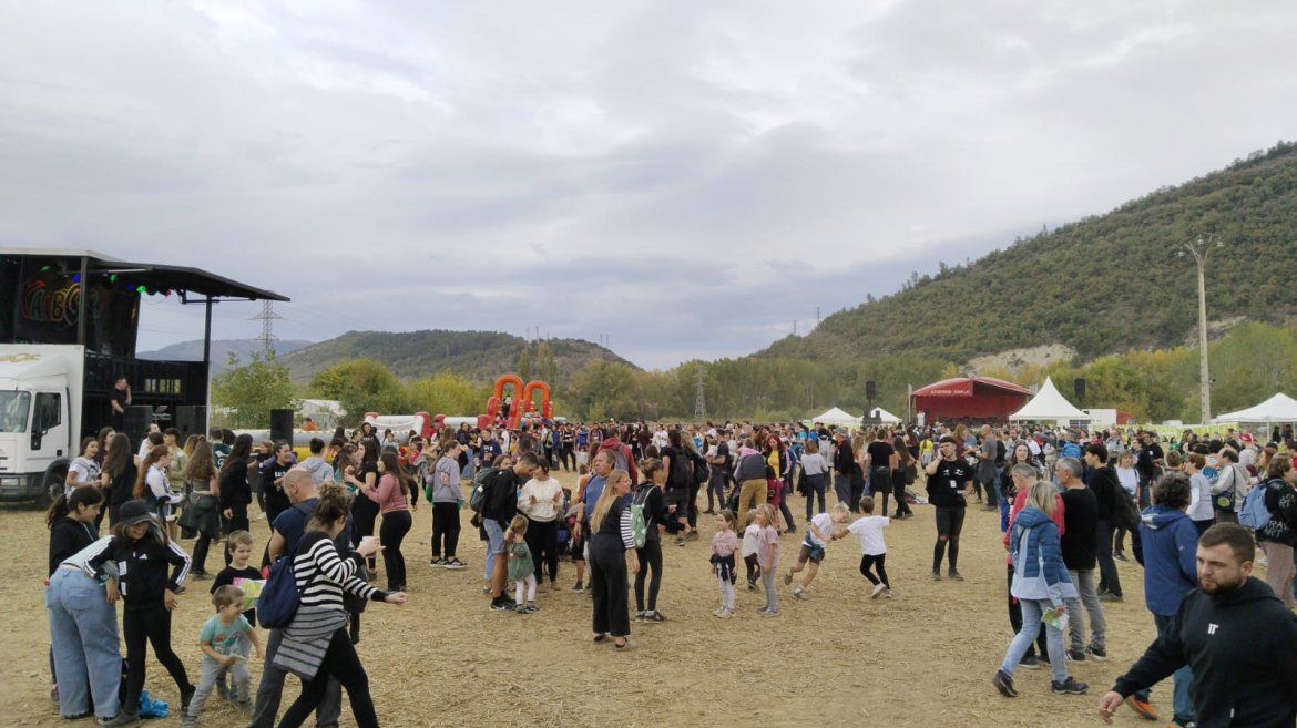 Fotos: Nafarroa Oinez 2025 en la ikastola Paz de Ziganda de Villava - Atarrabia