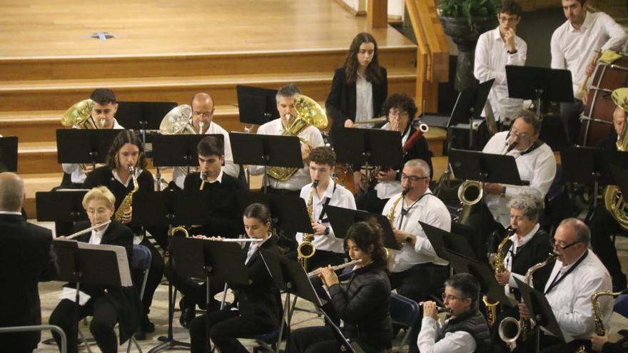 La banda de Arrasate Musikal en un concierto.