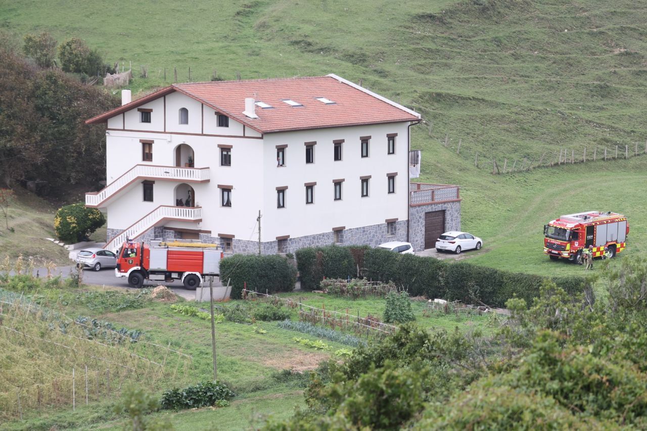 [Fotos] Incendio en Zumaia