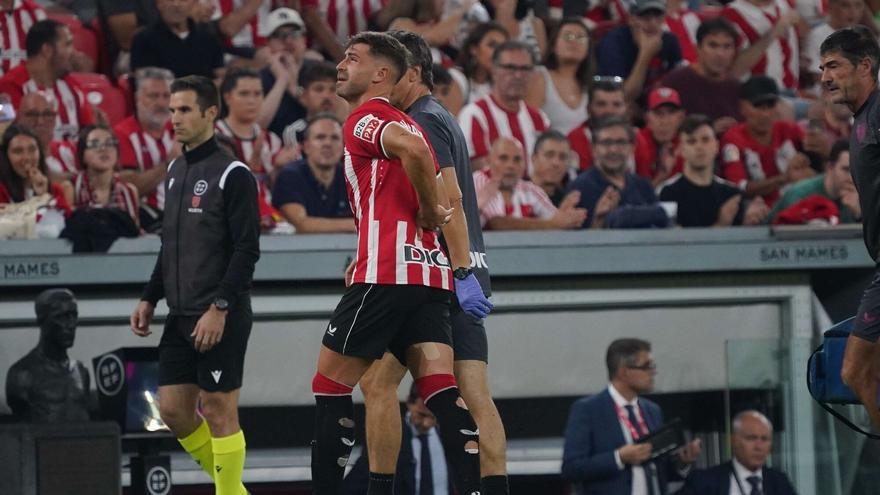 Yeray sufre un golpe “terrible” en la cadera