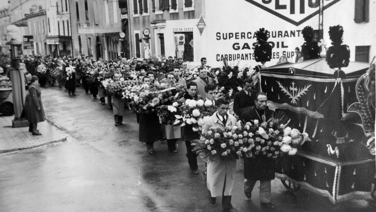 Funeral en memoria del ciclista urretxuarra, en Boulogne-sur-Gesse.