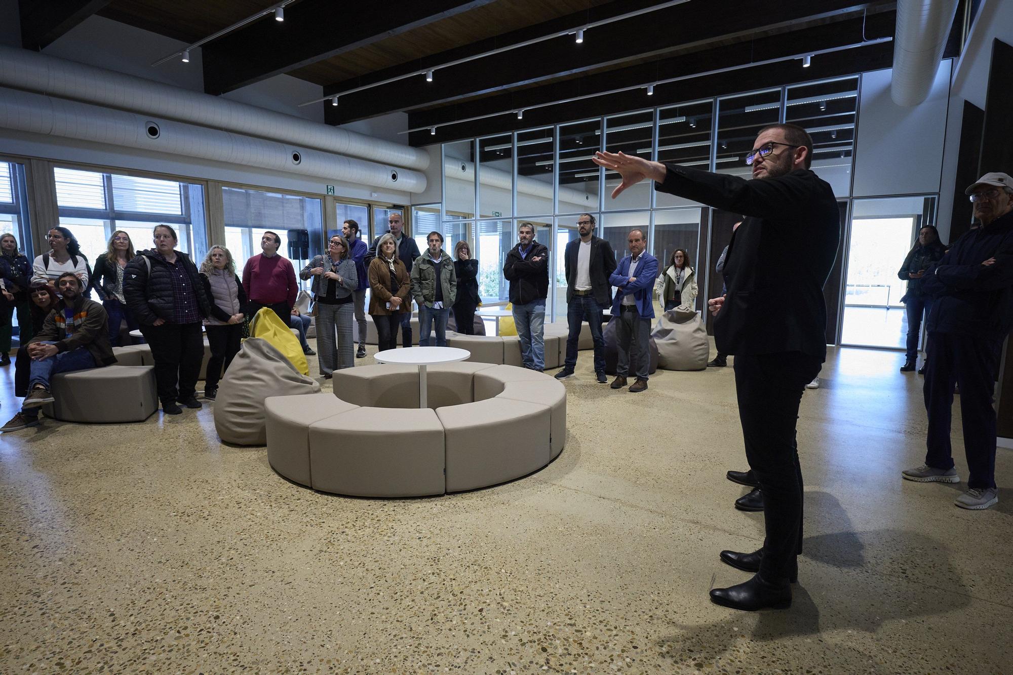 Inauguración del edificio destinado  a espacio joven del Ayuntamiento del Valle de Aranguren