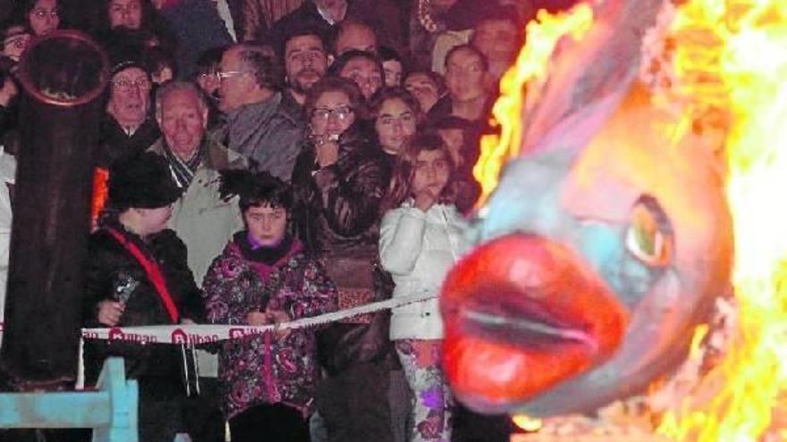 La quema de la sardina pone fin al Carnaval bilbaino