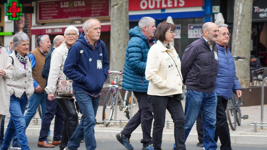 En imágenes: Manifestación por la sanidad en Vitoria