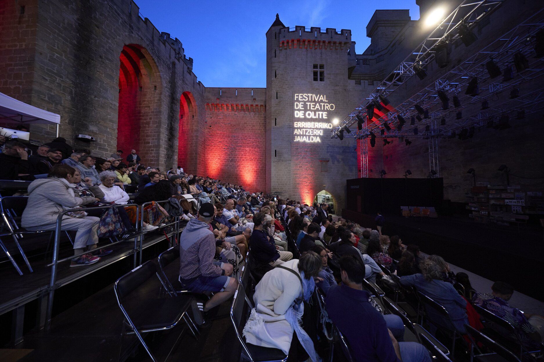 Imágenes de la representación de 'De Nao Albert y Marcel Borràs' en el Festival de Teatro de Olite
