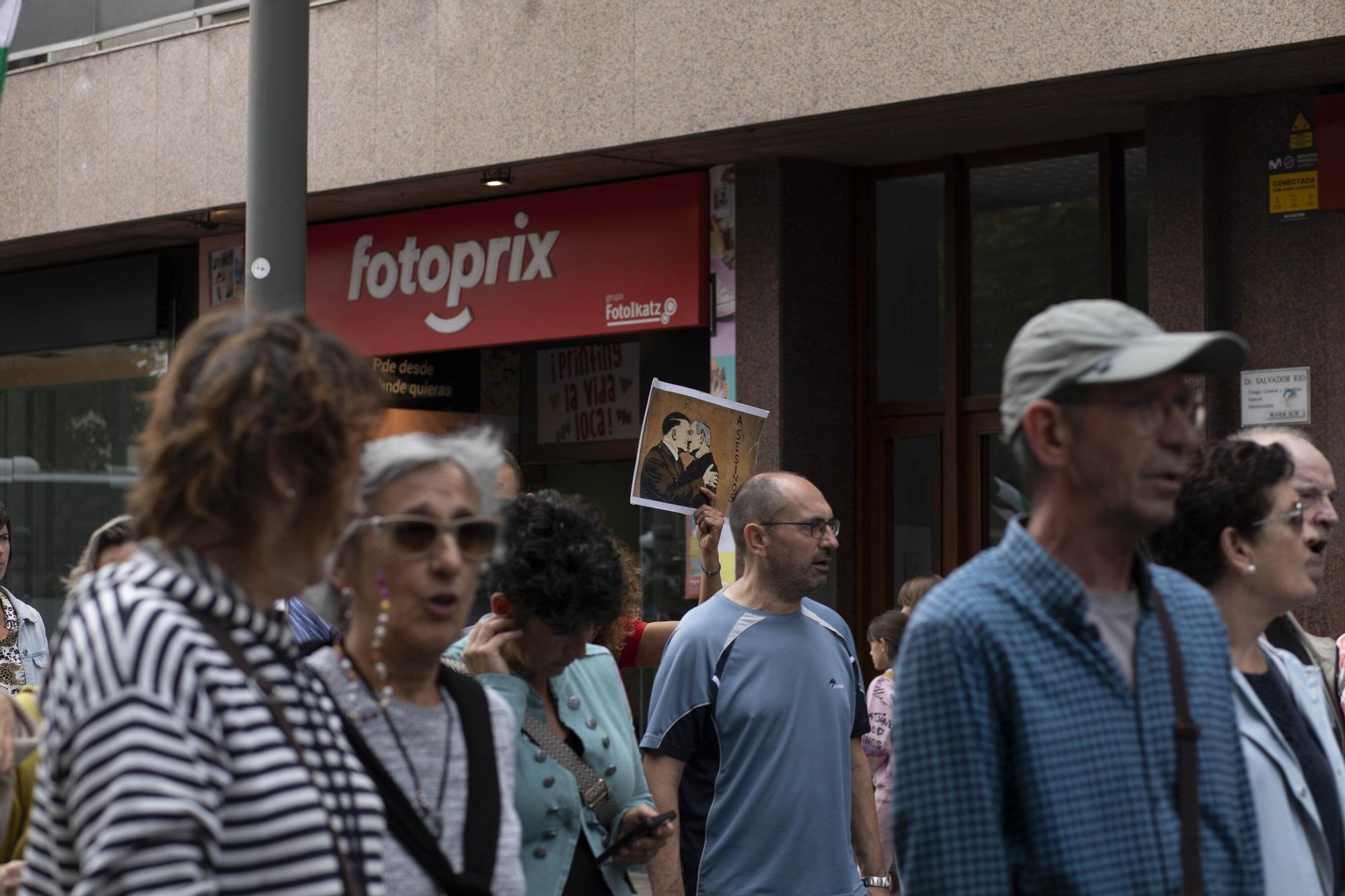 En imágenes: Vitoria se manifiesta en apoyo del pueblo palestino