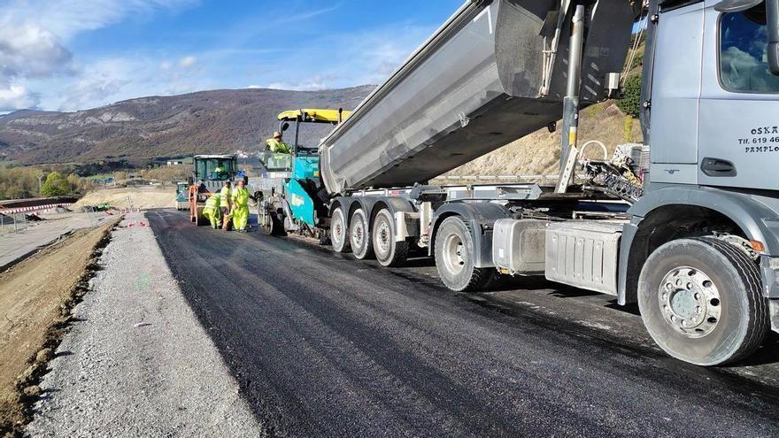 Arranca la etapa final de las obras del nuevo ramal de acceso a la A-15 en Izurdiaga