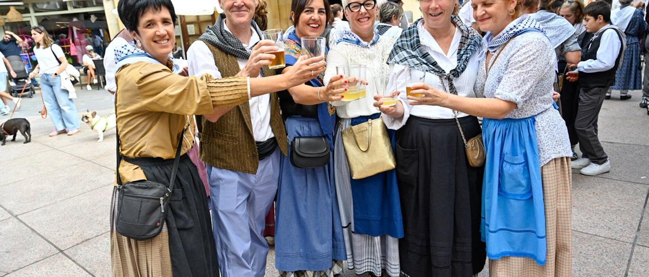 Ambientazo en la celebración capicúa de las Euskal Jaiak de Zarautz