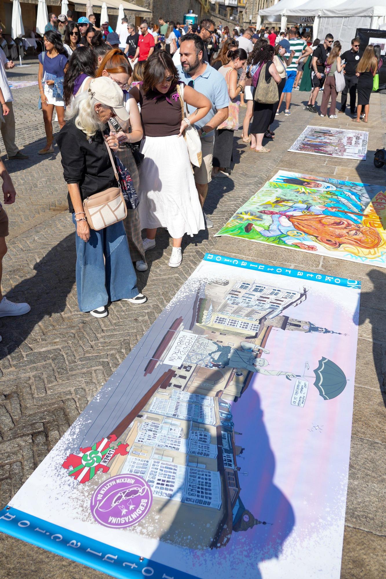 En imágenes: Las pancartas de blusas y neskas estrenan concurso en El Machete