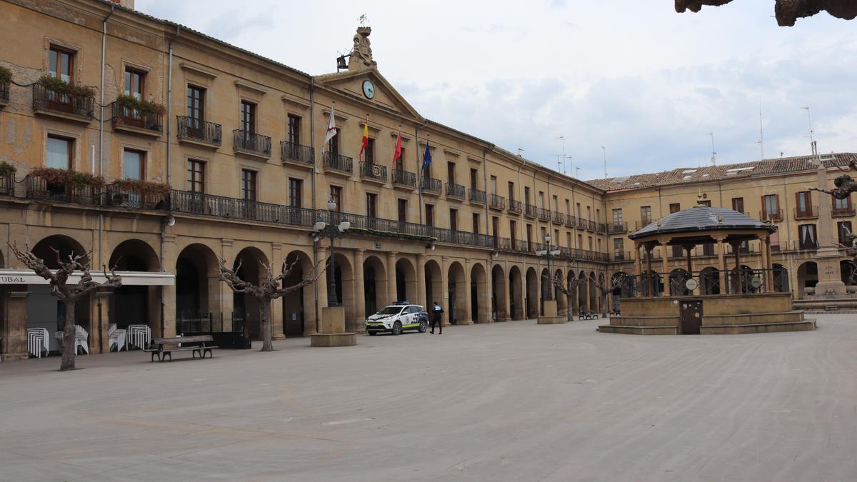 Fachada del Ayuntamiento de Tafalla. Imagen de archivo.