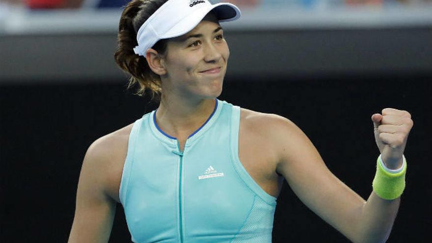 Garbiñe Muguruza rompe su barrera y avanza por primera vez a cuartos