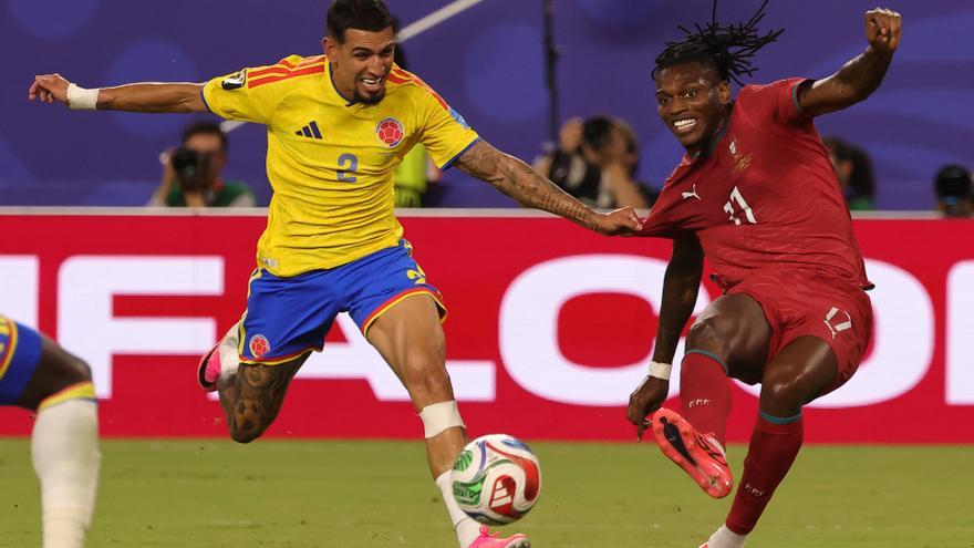 Colombia amarra el liderato del grupo K ante una conformista Portugal
