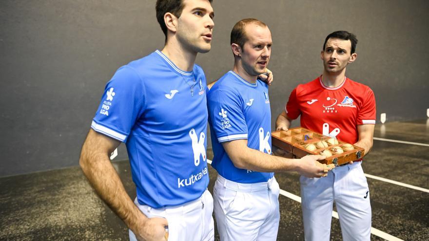 Zabaleta, descontento con una pelota elegida por Altuna III