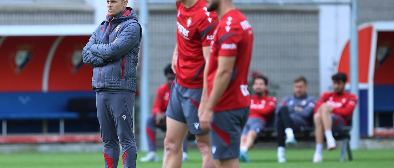 Fotos del entrenamiento de Osasuna en Tajonar tras el partido ante el Atleti
