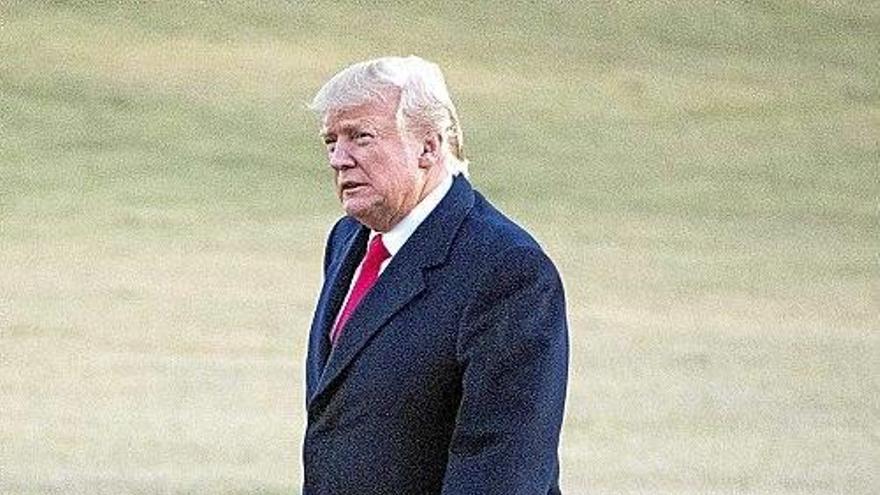 Donald Trump vive un amargo aniversario.