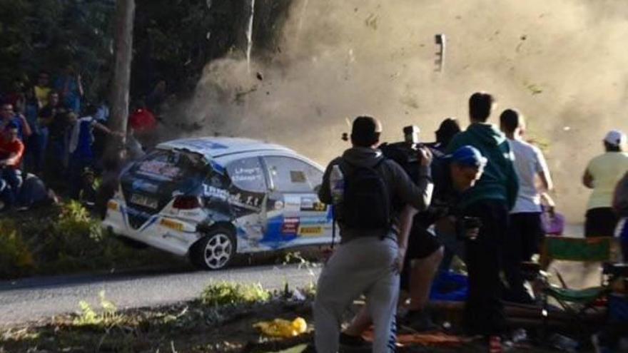 Mueren seis personas arrolladas por un coche en el Rally de A Coruña
